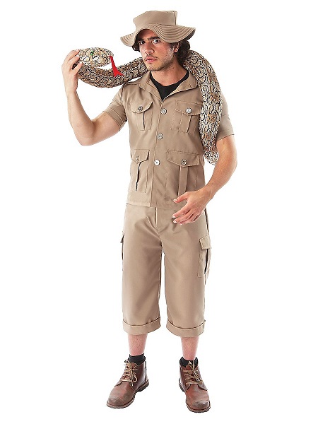 Dschungel-Safari-Kostüm-Herren-Männer-Erwachsene