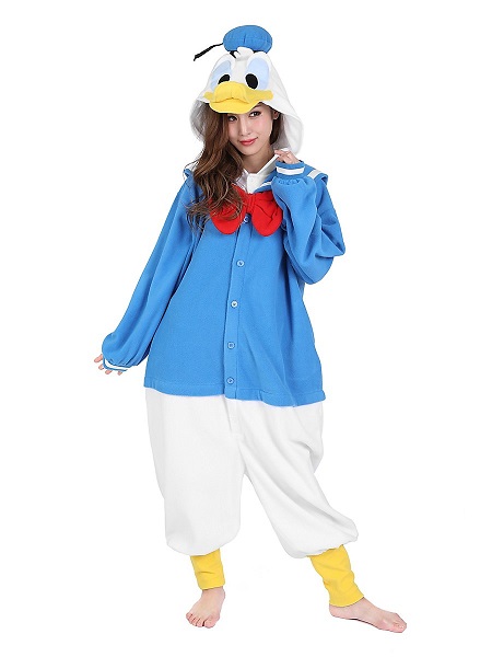 Kigurumi-Kostüm-Donald-Duck-Damen-Frauen-Erwachsene