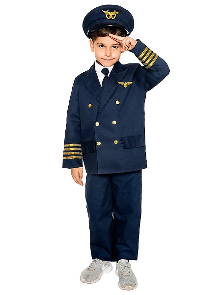 Pilotenkostüm-Kinder-Jungen