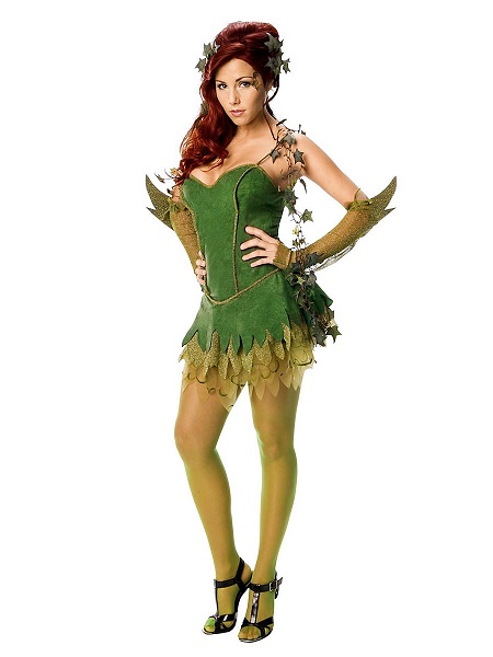 Poison-Ivy-Kostüm-Damen-Frauen-Erwachsene