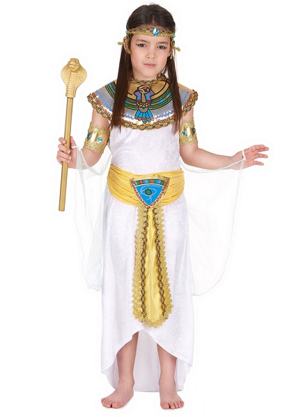 Ägypter-Ägypterin-Kostüm-Kinder-Mädchen