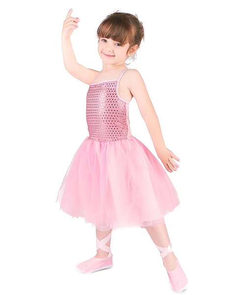 Ballerina-Kostüm-Kleid-Kinder-Mädchen