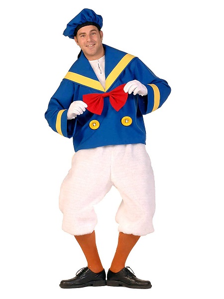 Donald-Duck-Kostüm-Herren-Männer-Erwachsene